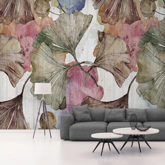 custom-mural-wallpaper-3d-living-room-bedroom-home-decor-wall-painting-papel-de-parede-papier-peint-nordic-ginkgo-leaf-retro