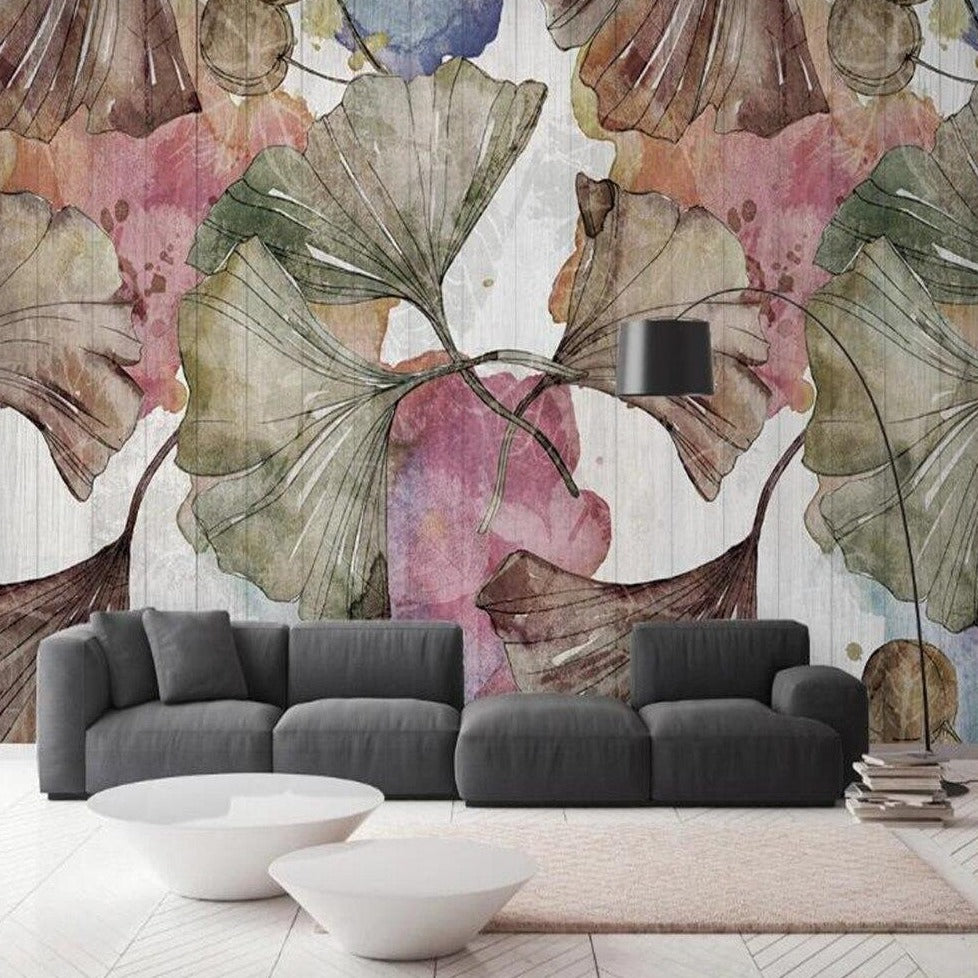 custom-mural-wallpaper-3d-living-room-bedroom-home-decor-wall-painting-papel-de-parede-papier-peint-nordic-ginkgo-leaf-retro