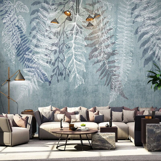 custom-mural-wallpaper-papier-peint-papel-de-parede-wall-decor-ideas-for-bedroom-living-room-dining-room-wallcovering-Tropical-Plant-Leaves