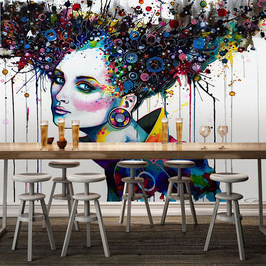 modern-abstract-exaggeration-color-character-mural-photo-wallpaper-restaurant-clubs-ktv-bar-personalized-customization-3d-fresco-papier-peint