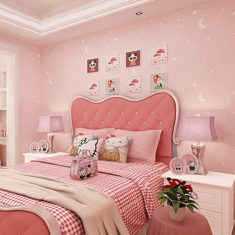 Pink room wallpaper discount