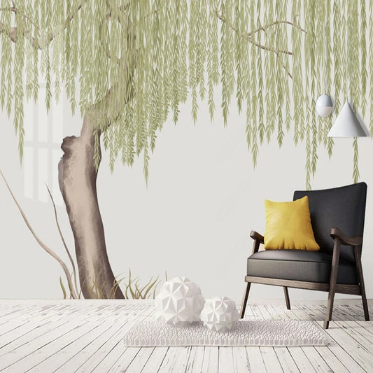 custom-mural-wallpaper-papier-peint-papel-de-parede-wall-decor-ideas-for-bedroom-living-room-dining-room-wallcovering-Chinese-Style-Hand-painted-Willow