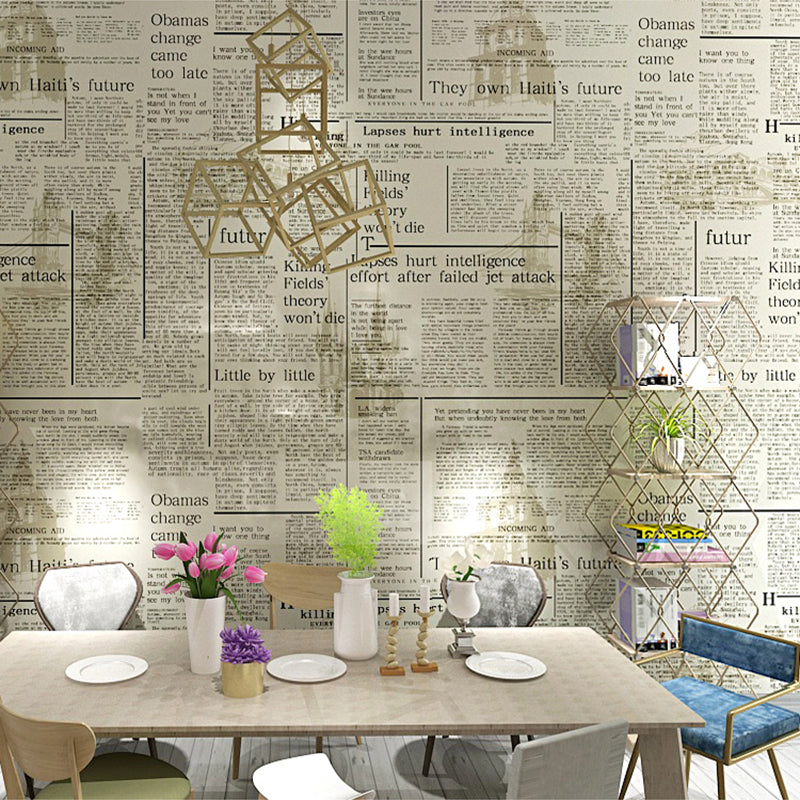 Newspaper wallpaper sales