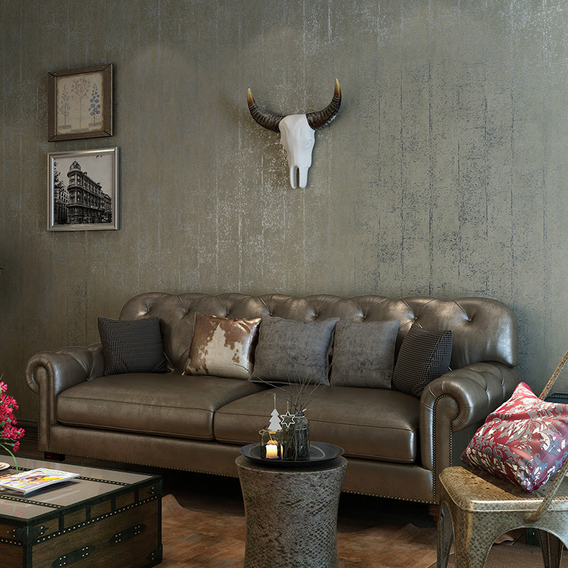 Retro-Plain-Solid-Color-Silver-Gray-Striped-Wallpaper