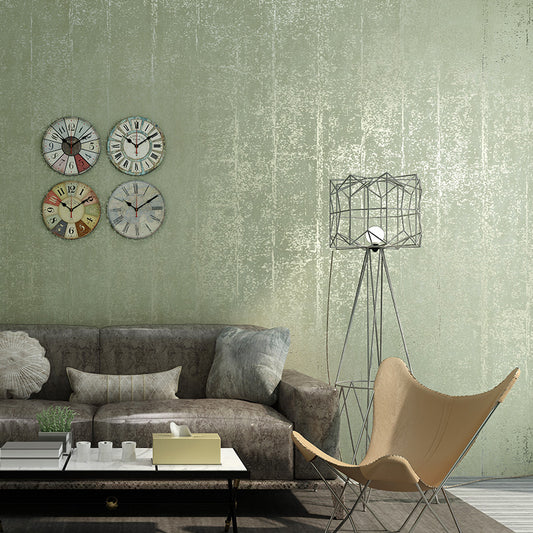 Retro-Plain-Solid-Color-Silver-Gray-Striped-Wallpaper