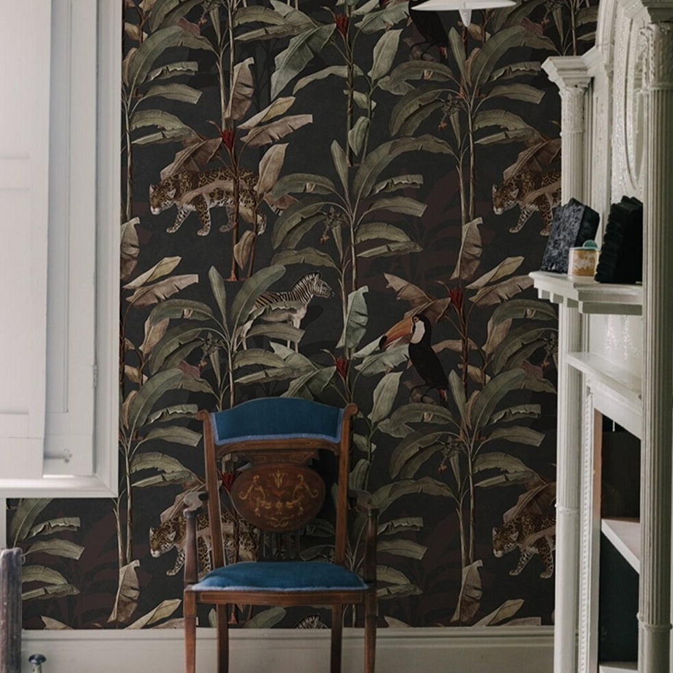 custom-european-medieval-tropical-plants-wall-cloth-wallpaper-for-living-room-bedroom-leopard-animal-mural-wallpaper-papier-peint