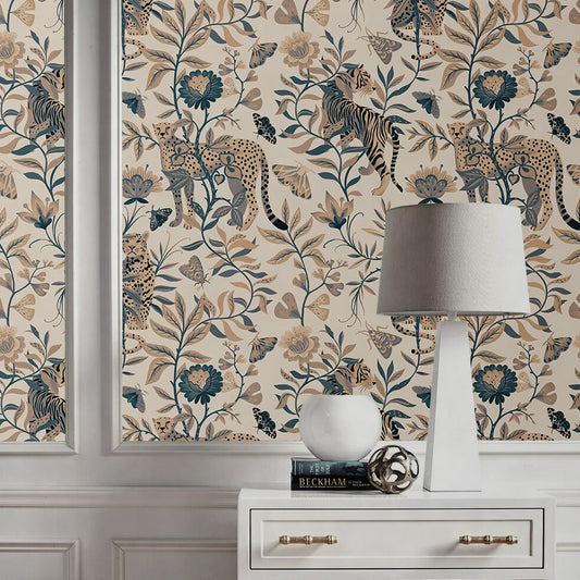 custom-wallpaper-3d-mural-tropical-jungle-animals-leopard-and-tiger-background-wall-papel-de-parede-papier-peint