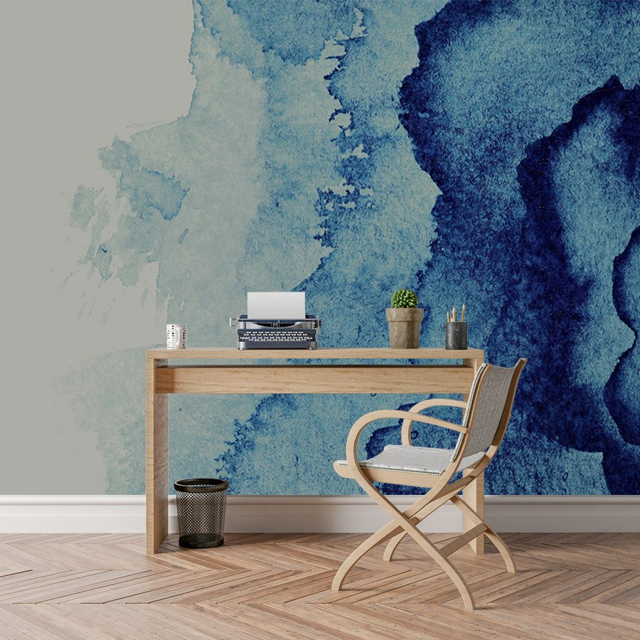 custom-mural-wallpaper-papier-peint-papel-de-parede-wall-decor-ideas-for-bedroom-living-room-dining-room-wallcovering-Blue-Marble-Pattern