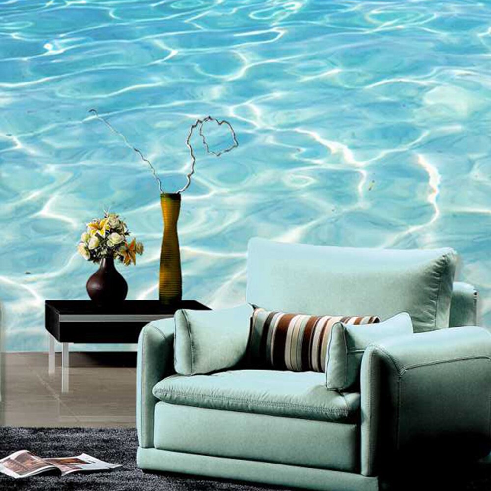 custom-mural-wallpaper-papier-peint-papel-de-parede-wall-decor-ideas-for-bedroom-living-room-dining-room-wallcovering-Undulating-water-surface