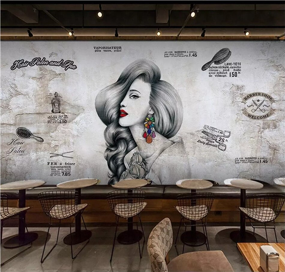 vintage-barber-shop-mural-wallpaper-hair-salon-hairstyle-center-industrial-decor-cement-wall-brick-wall-background-wall-paper-3d-papier-peint