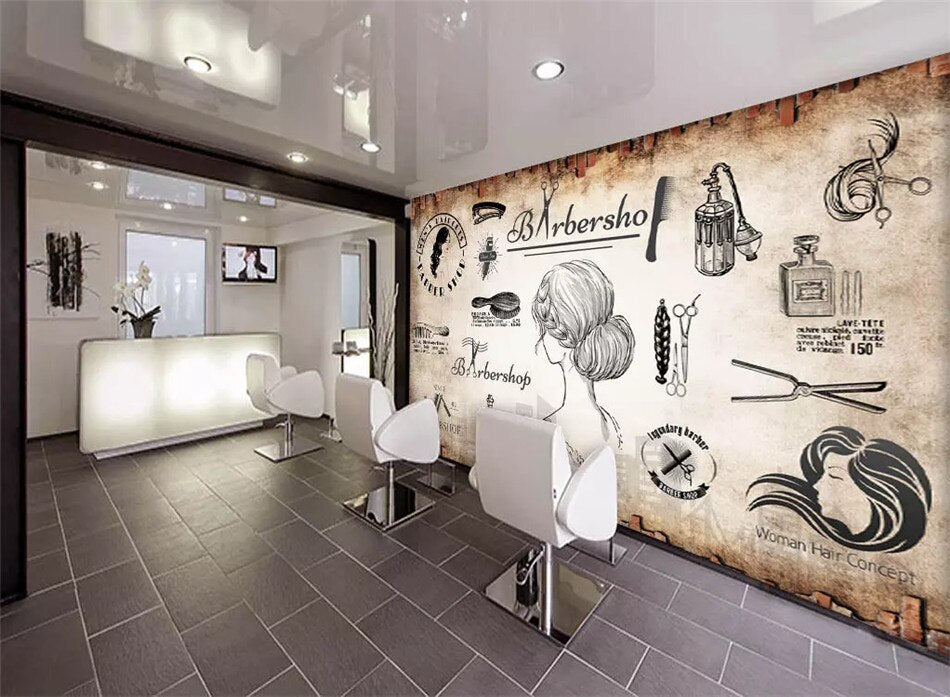 vintage-barber-shop-mural-wallpaper-hair-salon-hairstyle-center-industrial-decor-cement-wall-brick-wall-background-wall-paper-3d-papier-peint