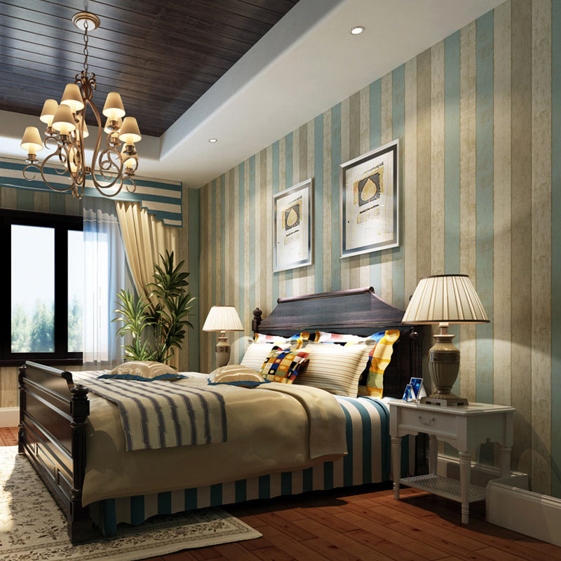 wood-grain-effect-wallpaper-vintage-retro-wallcovering-home-improvement-living-room