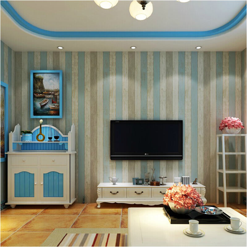 wood-grain-effect-wallpaper-vintage-retro-wallcovering-home-improvement-living-room