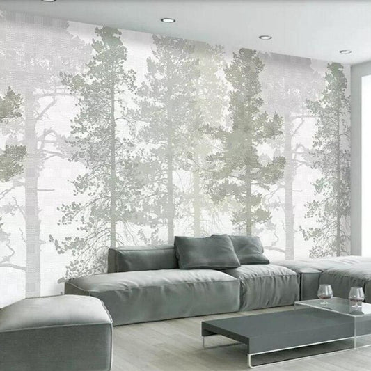 custom-mural-wallpaper-papier-peint-papel-de-parede-wall-decor-ideas-for-bedroom-living-room-dining-room-wallcovering-Nature-Landscape-Hand-painted-fresh-woods