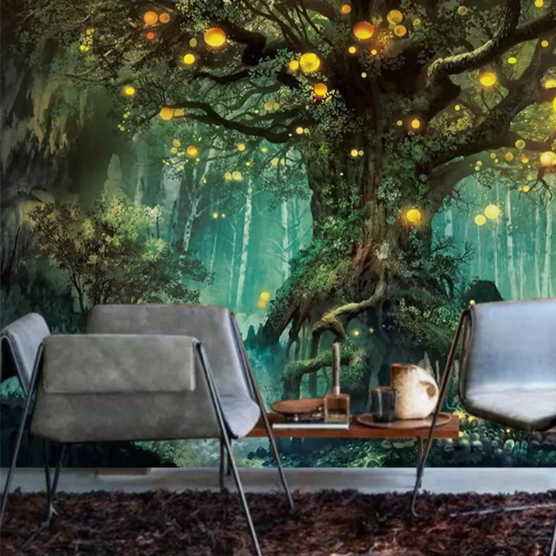 custom-mural-wallpaper-3d-living-room-bedroom-home-decor-wall-painting-papel-de-parede-papier-peint-beautiful-dream-forest-tree