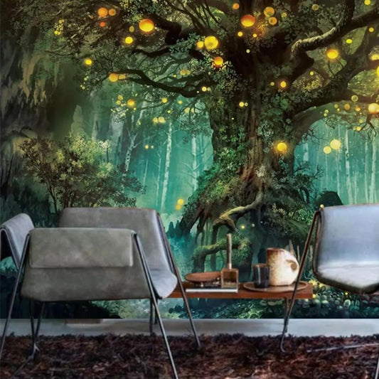 custom-mural-wallpaper-3d-living-room-bedroom-home-decor-wall-painting-papel-de-parede-papier-peint-beautiful-dream-forest-tree