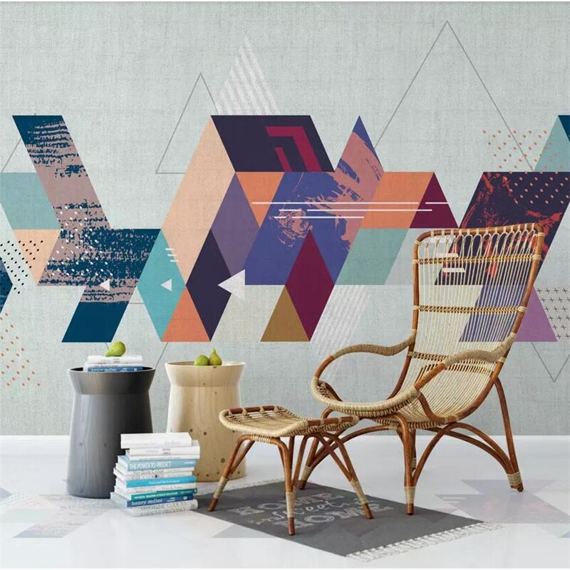 custom-mural-wallpaper-papier-peint-papel-de-parede-wall-decor-ideas-for-bedroom-living-room-dining-room-wallcovering-Nordic-abstract-colorful-geometric-pattern-background-wall