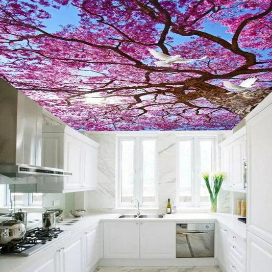 Home-interior-Custom-large-3d-wallpaper-living-room-purple-plant-flower-wallpaper-zenith-mural-wallpaper-papier-peint-wall-covering