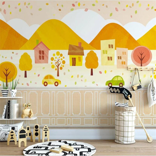 custom-wallpaper-mural-blue-cartoon-tree-cute-wallpaper-for-children-room-wallpapers-for-kids-background-3d-white-plaster-line-papier-peint