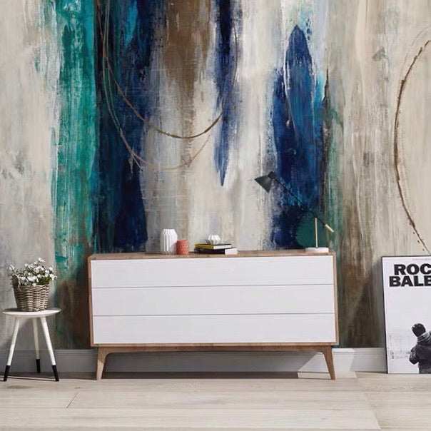 Custom Wallpaper Mural Nordic Decor Modern Abstract Art (㎡)