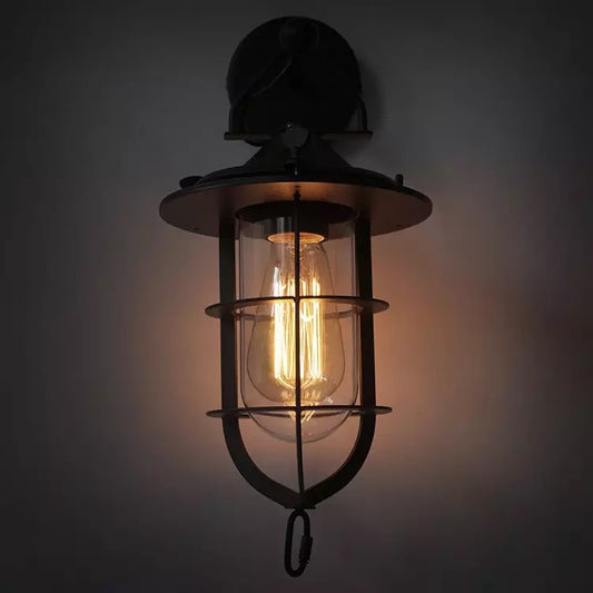 American-Retro-Industrial-Style-LOFT-Wrought-Iron-Wall-Lamp-Dock-Lamp-Balcony-Corridor-Bedside-Shop-Decoration -Wall-Lamp-Led