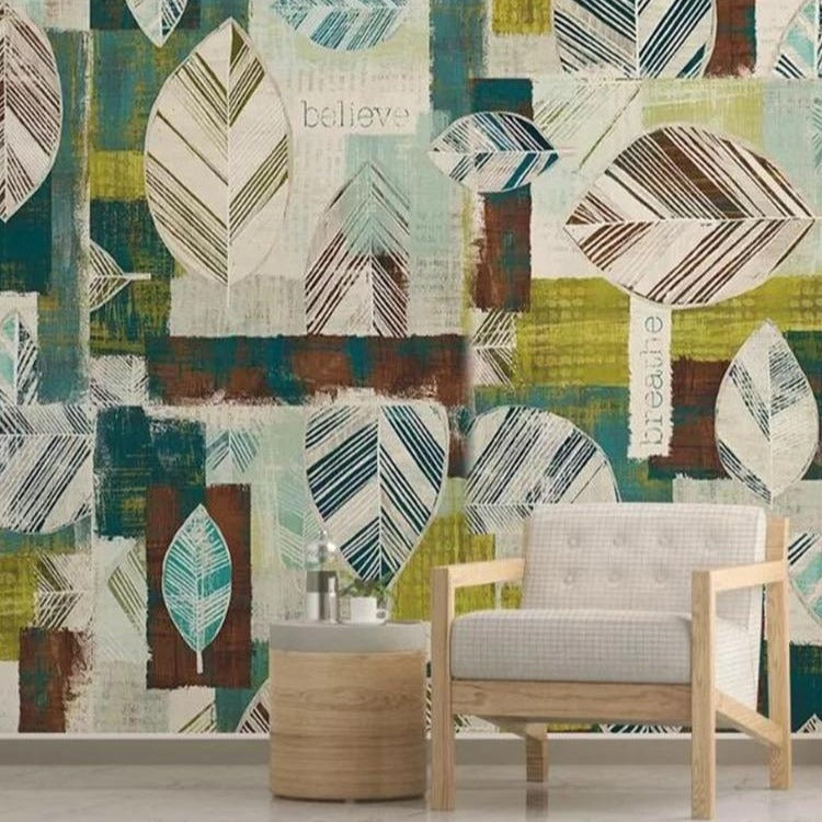 wallpaper-for-kids-room-Custom-wall-sticker-modern-minimalistic-abstract-geometric-wallpaper-3d-leaf-background-papier-peint-wall-covering