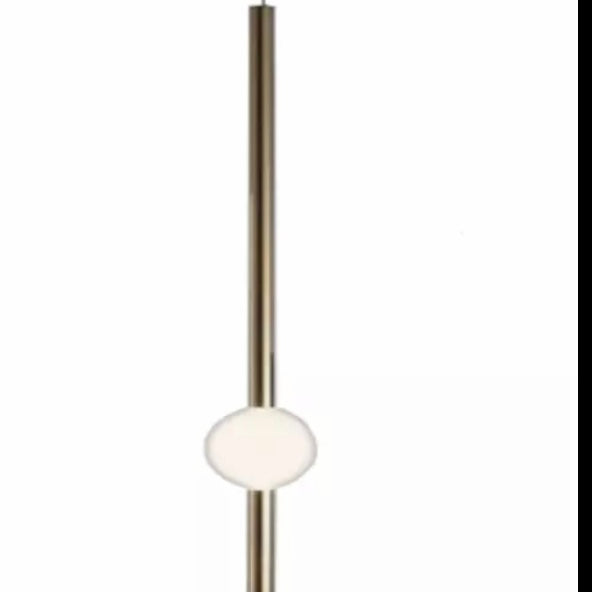 Nordic Golden Chandelier Concise Long Stick Led Hanging Light Fixtures