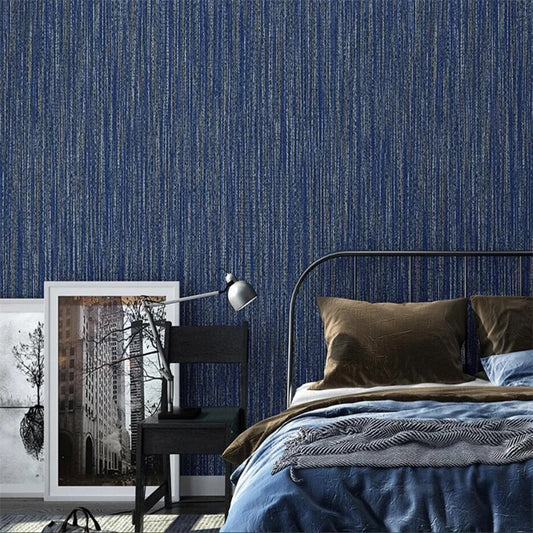 Modern-Style-Simple-Plain-Blue-Green-Wallpaper-peacock-blue-wall-covering