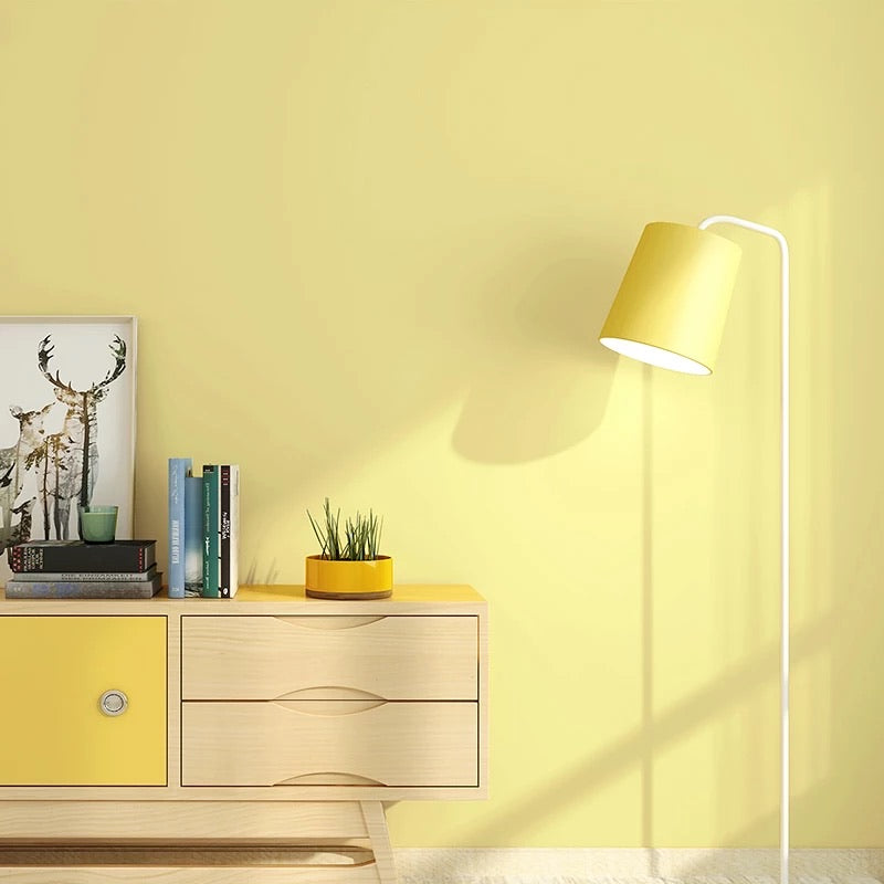 Nordic Style Minimalist Solid Color Wallpaper-Red (5㎡)