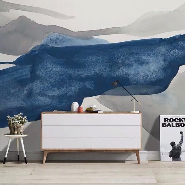 Custom Wallpaper Mural Nordic Decor Modern Abstract Art (㎡)