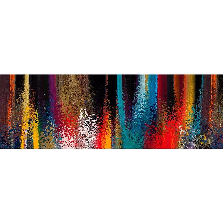 Modern Wallcovering Hand-painted Abstract Art Wallpaper Mural