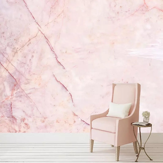 Custom Wallcovering Marble Effect Wallpaper Mural (㎡)