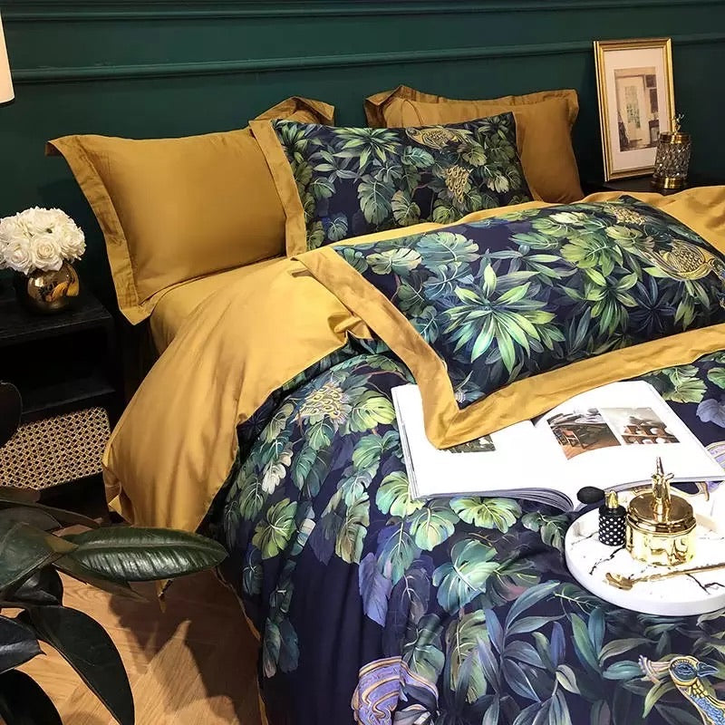 egyptia-cotton-tropical-plant-printing-bedding-set-for-adults-4pcs-king-queen-size-duvet-cover-bed-sheet-set-pillowcases