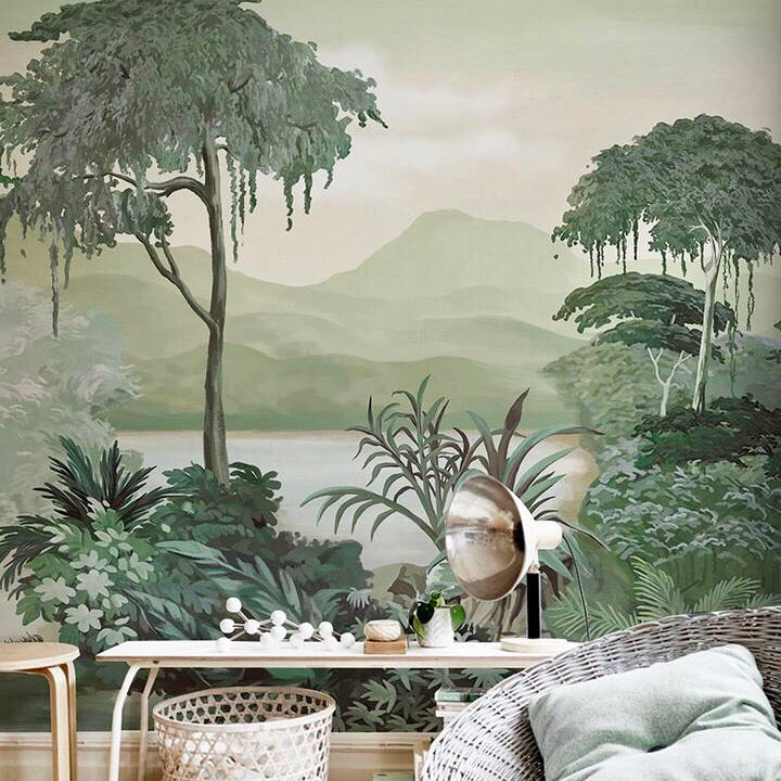 papier-peint-mural-background-wallpapers-abstract-woods-wallpaper-3d-hand-painted-lake-wall-paper-bedroom-living-room-decor