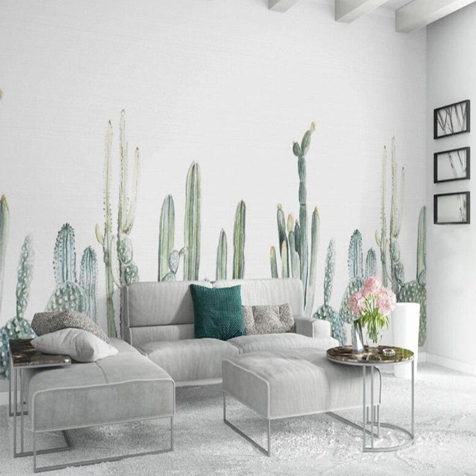 Nordic-cactus-custom-wallpaper-3d-mural-study-living-room-sofa-tv-background-waterproof-canvas-wallpaper-wall-painting-papier-peint