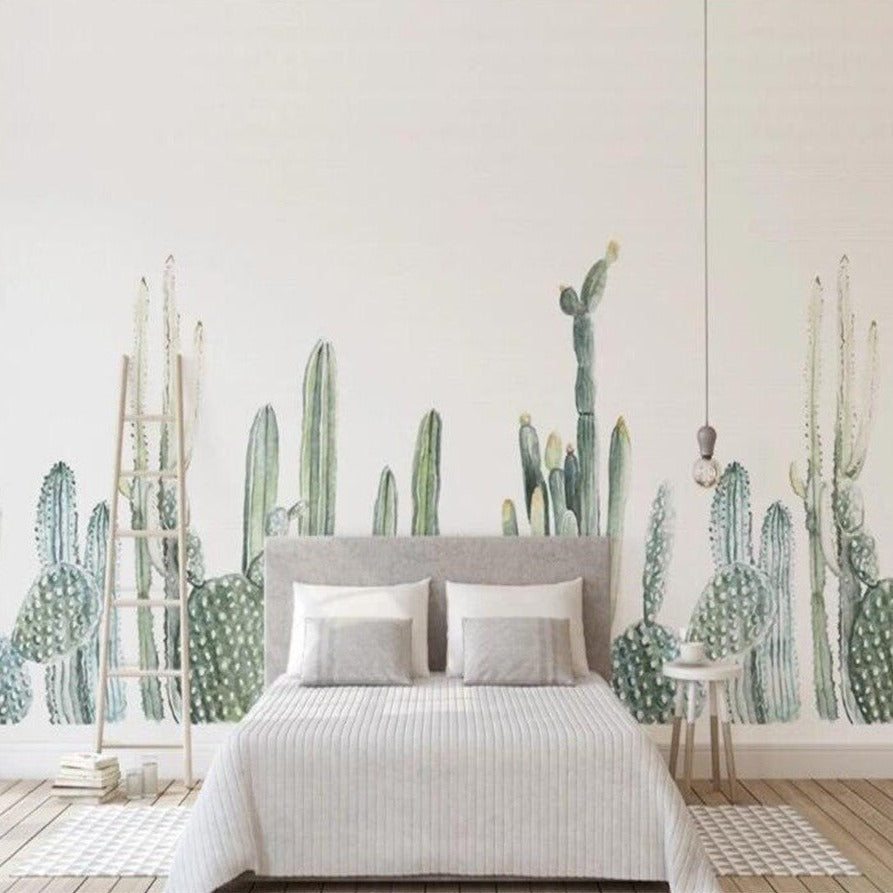 Nordic-cactus-custom-wallpaper-3d-mural-study-living-room-sofa-tv-background-waterproof-canvas-wallpaper-wall-painting-papier-peint