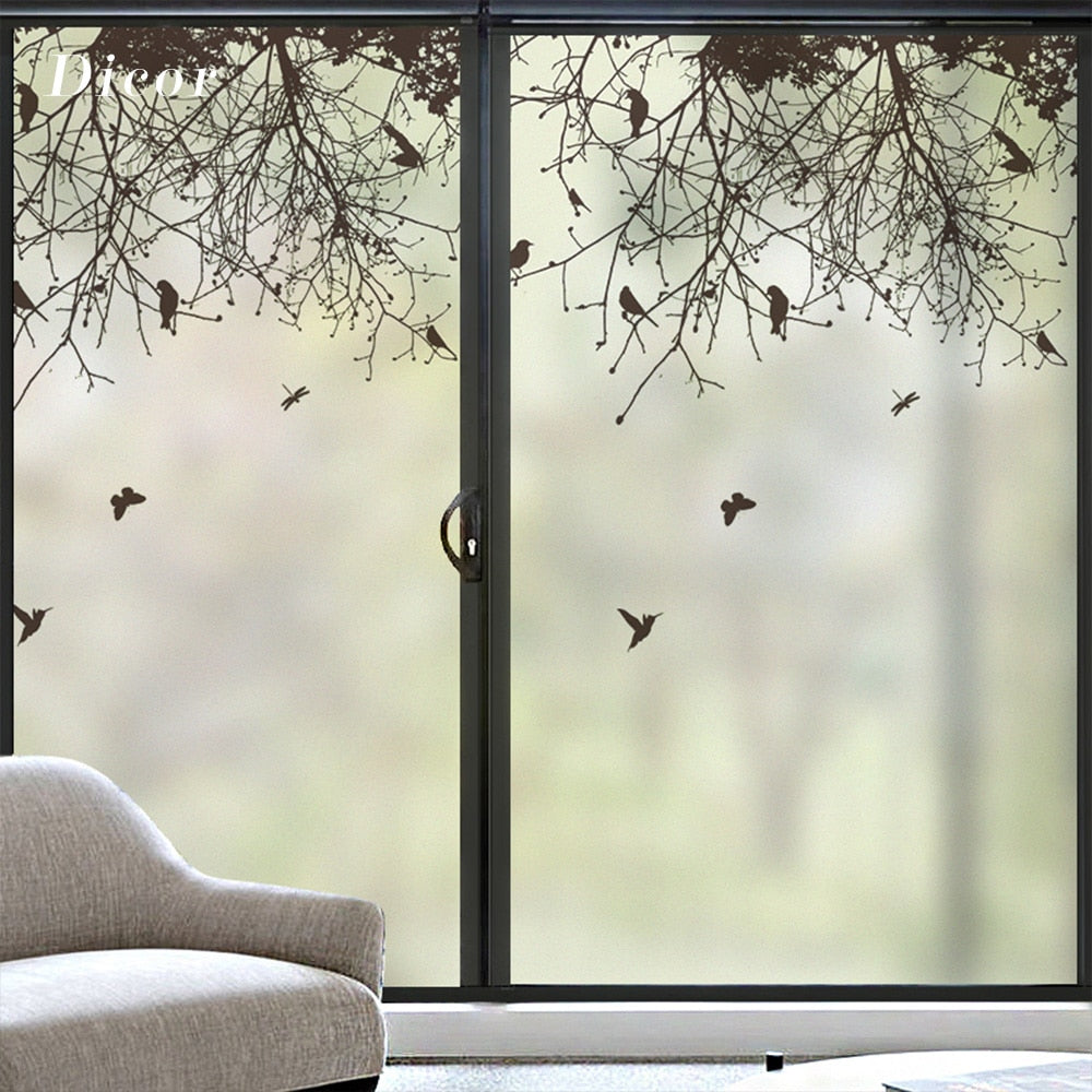 Decorative Glass Film Nordic Style Privacy Window Film