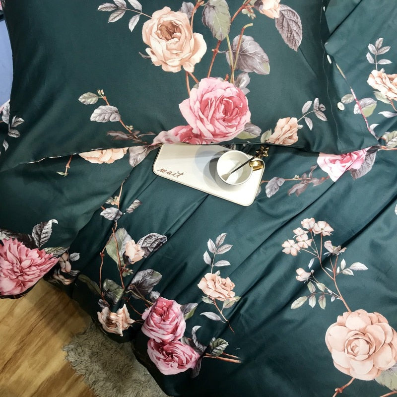 pastoral-style-bedding-set-kid-girls-adult-linen-soft-duvet-cover-pillowcase-bed-sheet-queen-king-size-egyptian-cotton-bed-set