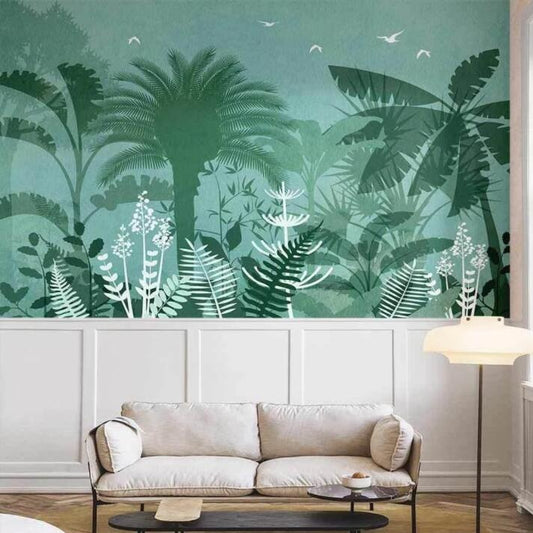 custom-3d-mural-wallpaper-papier-peint-tropical-plants-rainforest-palm-leaf-interior-bedroom-dining-room-living-room-photo-wall-decoration