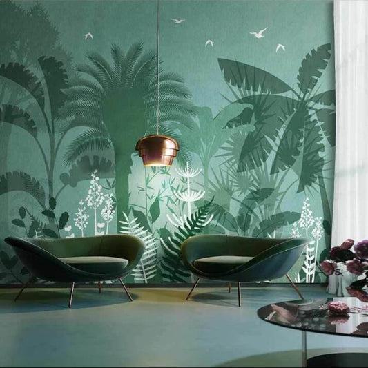 custom-3d-mural-wallpaper-papier-peint-tropical-plants-rainforest-palm-leaf-interior-bedroom-dining-room-living-room-photo-wall-decoration