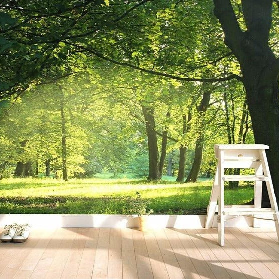 custom-3d-mural-wallpaper-papier-peint-green-forest-interior-bedroom-dining-room-living-room-photo-wall-decoration