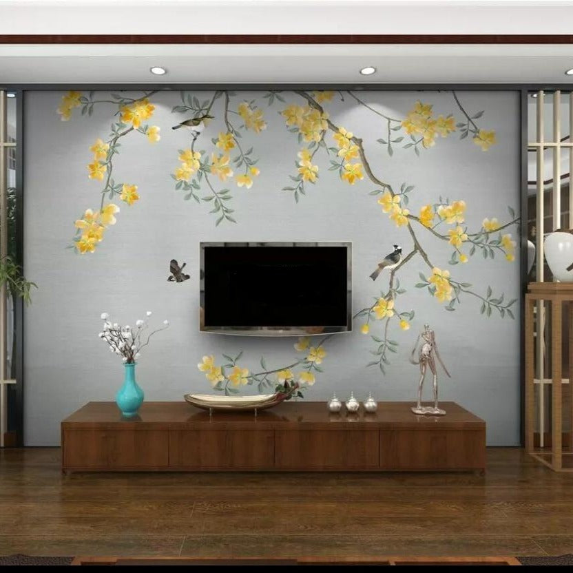 custom-3d-mural-wallpaper-papier-peint-chinese-style-birds-flowers-interior-bedroom-dining-room-living-room-photo-wall-decoration