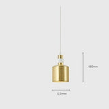 Luxury Nordic Pendant Lamp Design Bedside Small Chandelier