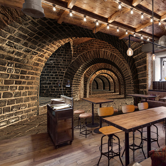 custom-3d-mural-wallpaper-creative-extended-space-brick-wall-tunnel-bar-restaurant-personality-wall-painting-non-woven-wallpaper