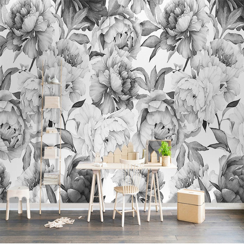 custom-3d-mural-wall-black-white-peony-flower-watercolor-3d-wallpaper-living-room-bedroom-tv-background-home-decoration-fresco