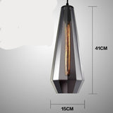 Nordic Led Pendant Light Crystal Glass Hanging Lamp