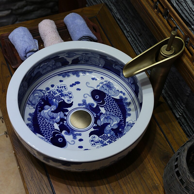 porcelain-china-classic-painting-art-blue-and-white-countertop-ceramic-bathroom-sink-sanitary-ceramic-art-basin