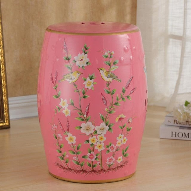chinoiserie-birds-flowers-drum-stool-sofa-table-american-dressing-shoes-stool-flower-and-bird-ceramic-drum-stool-antique-home-decoration-porcelain-ceramic-stool