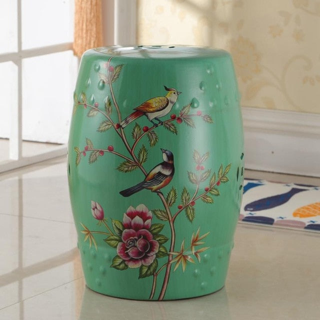chinoiserie-birds-flowers-drum-stool-sofa-table-american-dressing-shoes-stool-flower-and-bird-ceramic-drum-stool-antique-home-decoration-porcelain-ceramic-stool