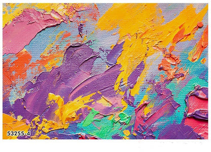 Custom Wallpaper Mural – Abstract Oil Painting Effect Graffiti Art Wallpaper, Personalized Modern Décor for Home or Office
